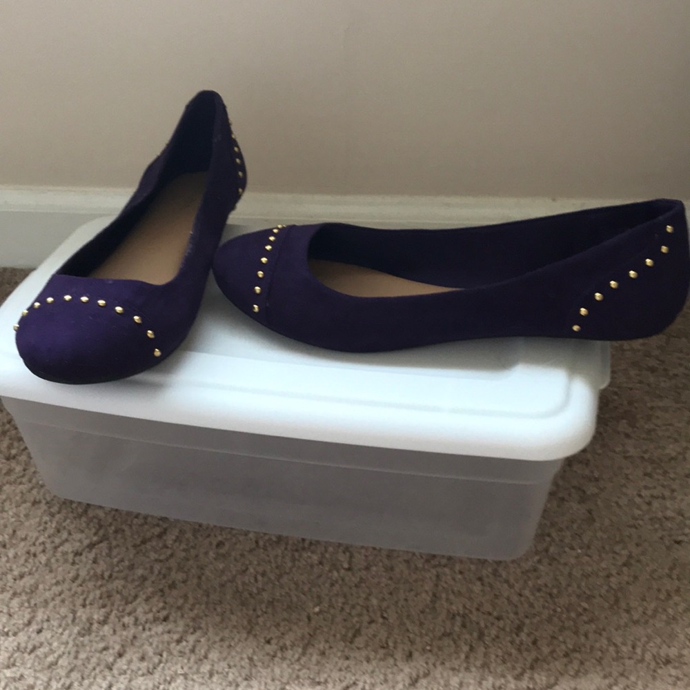 Purple flats